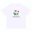 画像1: POP TRADING COMPANY "TULIP TEE" - WHITE (1)