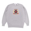 画像1: POP TRADING COMPANY "ROYAL CREWNECK SWEAT" - HETHER GREY (1)