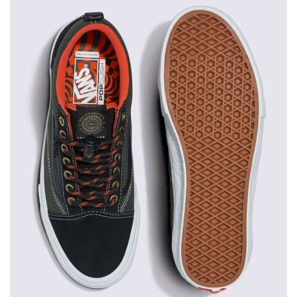 画像4: VANS "VANS x SPITFIRE OLD SKOOL" -  BLACK / FLAME ［USA企画］ (4)