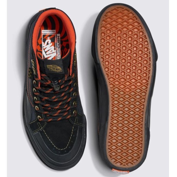 画像4: VANS "VANS x SPITFIRE SK8-HI REISSUE" -  BLACK / FLAME ［USA企画］ (4)