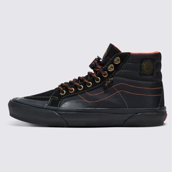 画像2: VANS "VANS x SPITFIRE SK8-HI REISSUE" -  BLACK / FLAME ［USA企画］ (2)