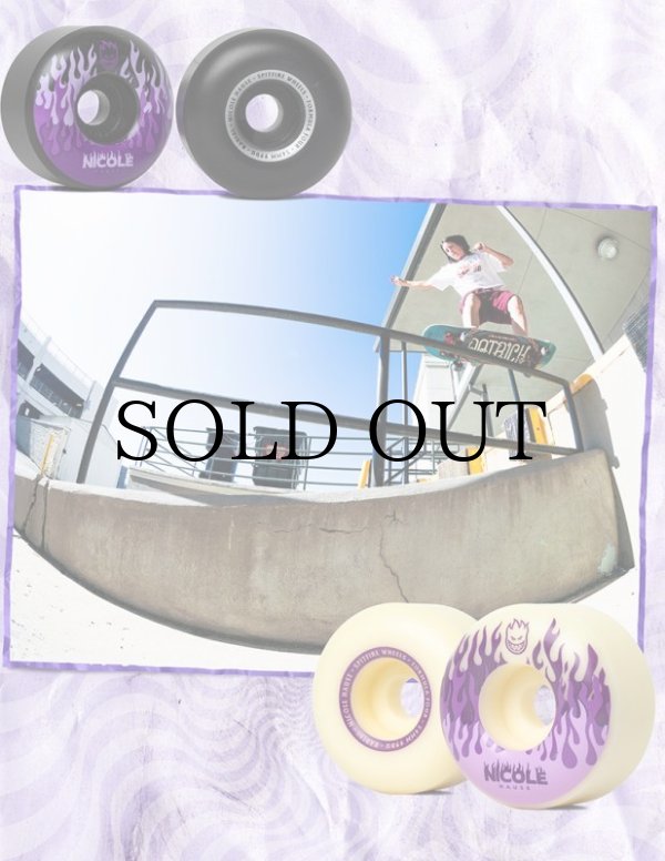 画像4: SPITFIRE WHEELS "NICOLE HAUSE KITTED PRO" - RADIAL 56mm/99A(BLACK) (4)