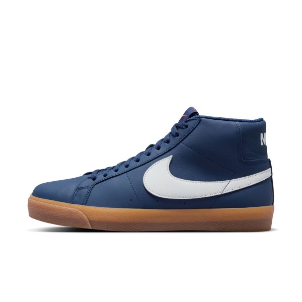 画像2: NIKE SB "NIKE SB ZOOM BLAZER MID" - NAVY/WHITE-NAVY-GUM (2)
