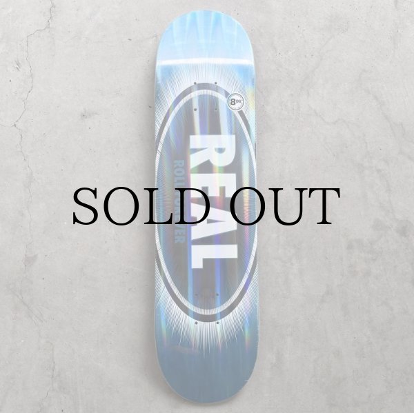 画像1: REAL SKATEBOARDS "ECLIPSE TEAM OVALS DECK " - 8.06inch (1)