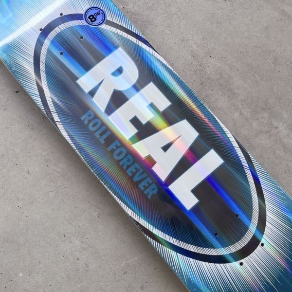 画像2: REAL SKATEBOARDS "ECLIPSE TEAM OVALS DECK " - 8.06inch (2)