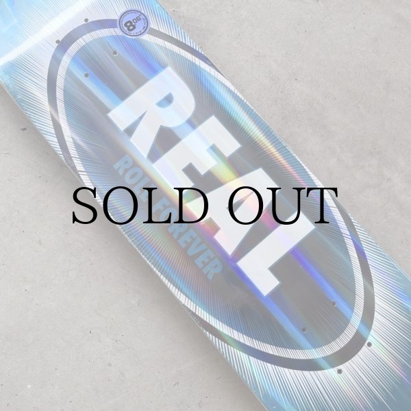 画像2: REAL SKATEBOARDS "ECLIPSE TEAM OVALS DECK " - 8.06inch (2)
