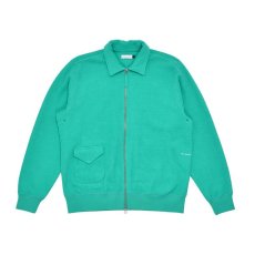 画像1: POP TRADING COMPANY "Full Zip Sweat" - Peacock Green (1)