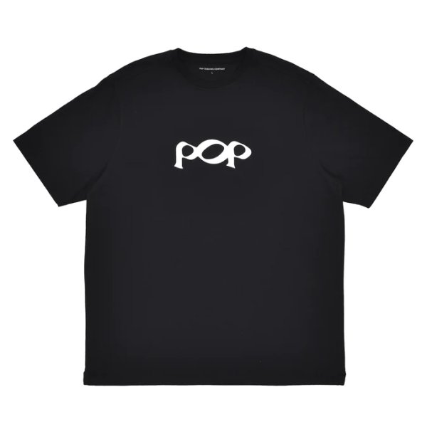 画像1: POP TRADING COMPANY "Bob Tee" - Black (1)