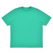 画像1: POP TRADING COMPANY "Pocket Tee" - Peacock Green/Rio Red (1)