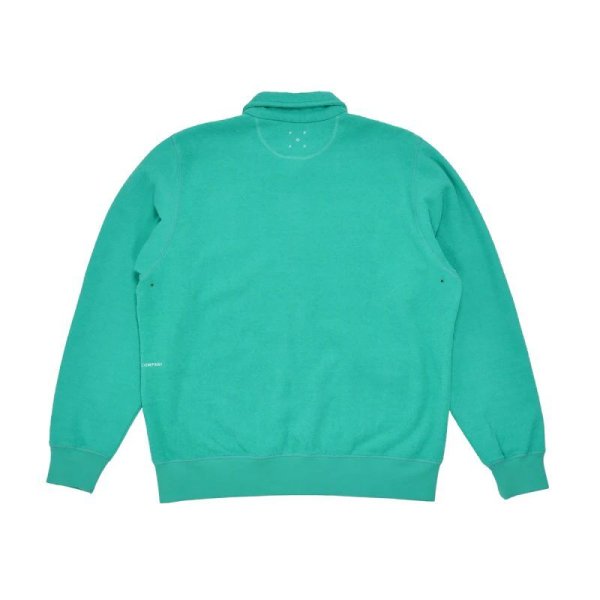 画像2: POP TRADING COMPANY "Full Zip Sweat" - Peacock Green (2)
