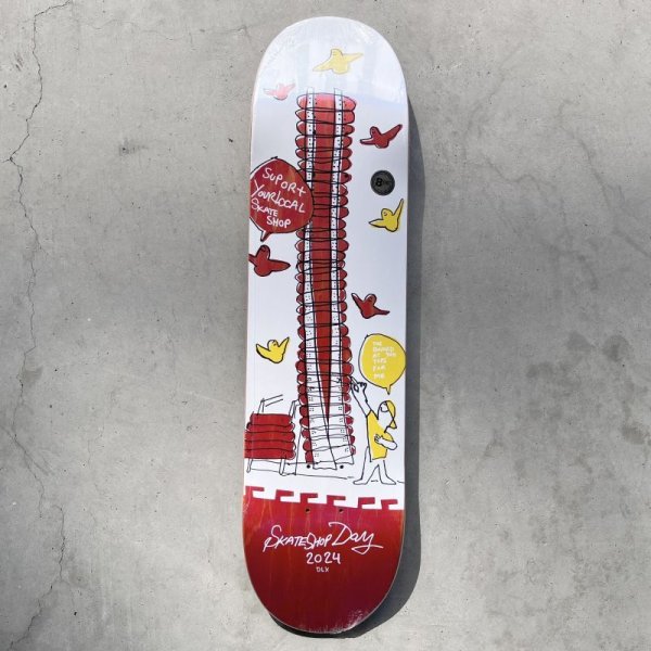 画像1: KROOKED SKATEBOADING "SHOP KEEPERS SKATE SHOP DAY 2024 DECK ART BY Mark Gonzales" - 8.06inch (1)