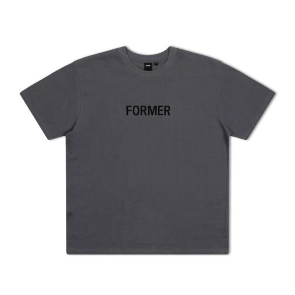 画像1: FORMER MERCHANDISE "LEGACY PLATE TEE" - STONE (1)