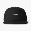 画像1: FORMER MERCHANDISE "LEGACY CAP" - BLACK (1)