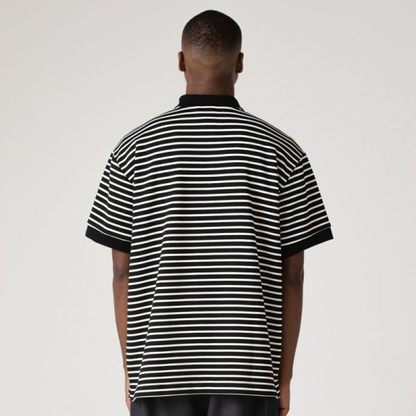画像3: 【 SALE 】FORMER MERCHANDISE "UNIFORM STRIPED SS POLO" - WBKWT (3)