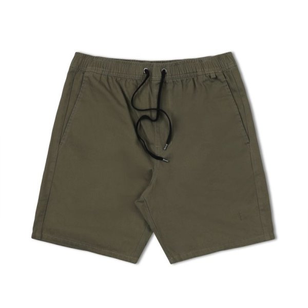 画像1: FORMER MERCHANDISE "PRAYER HERINBONE WALKESHORT" - ARMY (1)