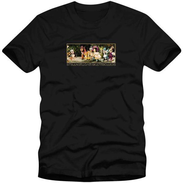 画像1: STRANGE LOVE "Fweet Figla Tee" - BLACK (1)