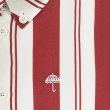 画像3: HELAS "LABA LS SHIRT" - WHITE / BURGUNDY (3)