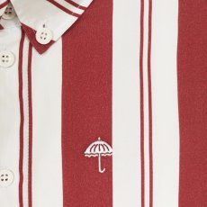 画像3: HELAS "LABA LS SHIRT" - WHITE / BURGUNDY (3)