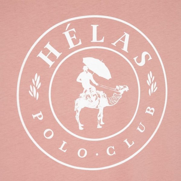画像3: HELAS "POLO CLUB LS TEE" - POUDRE RED (3)