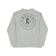 画像1: HELAS "POLO CLUB LS TEE" - HEATHER GREY (1)