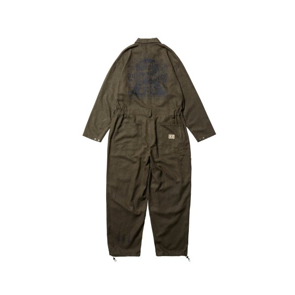 画像5: EVISEN SKATEBOARDS "HEMP JUMP SUITS" - OLIVE (5)