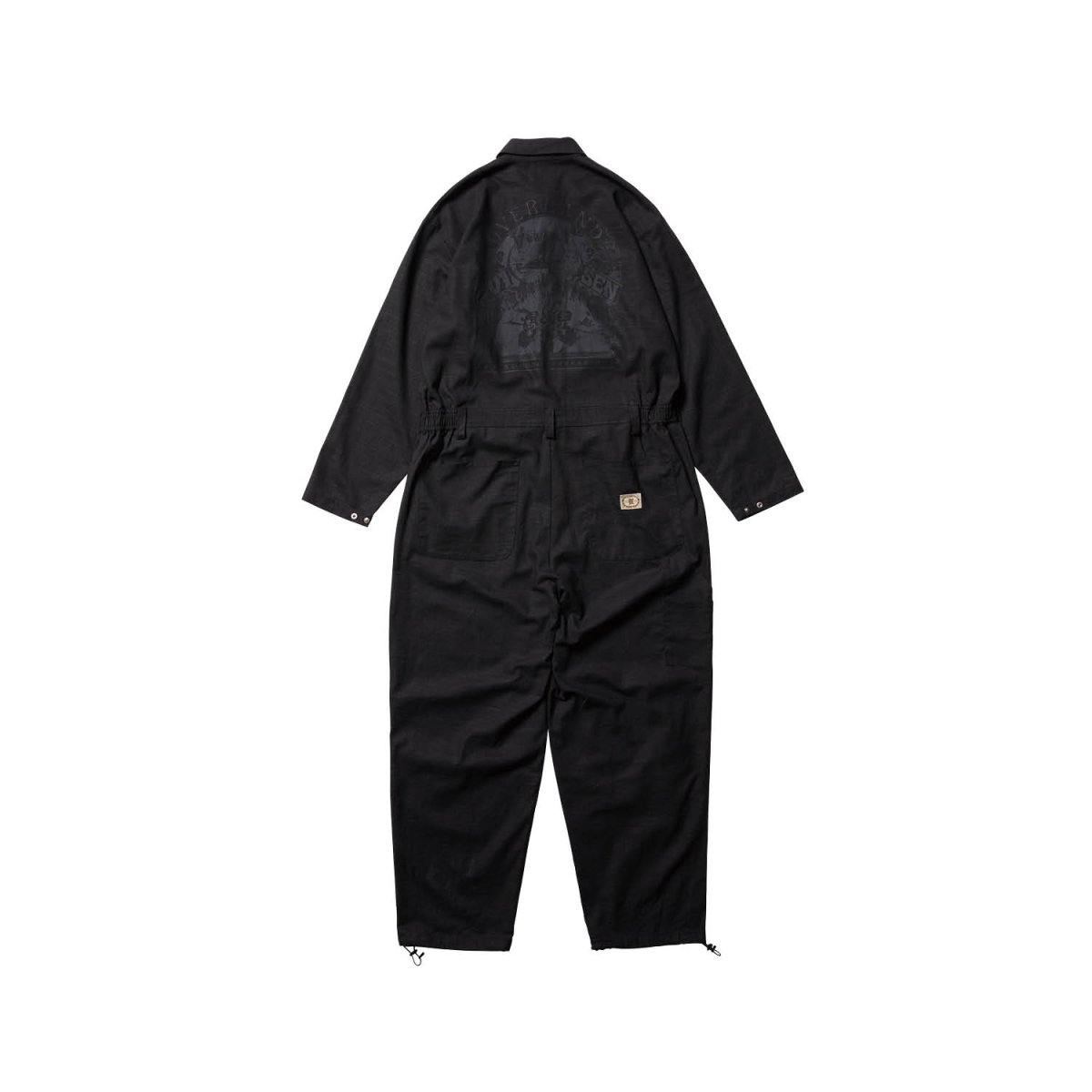 画像6: EVISEN SKATEBOARDS "HEMP JUMP SUITS" - BLACK (6)