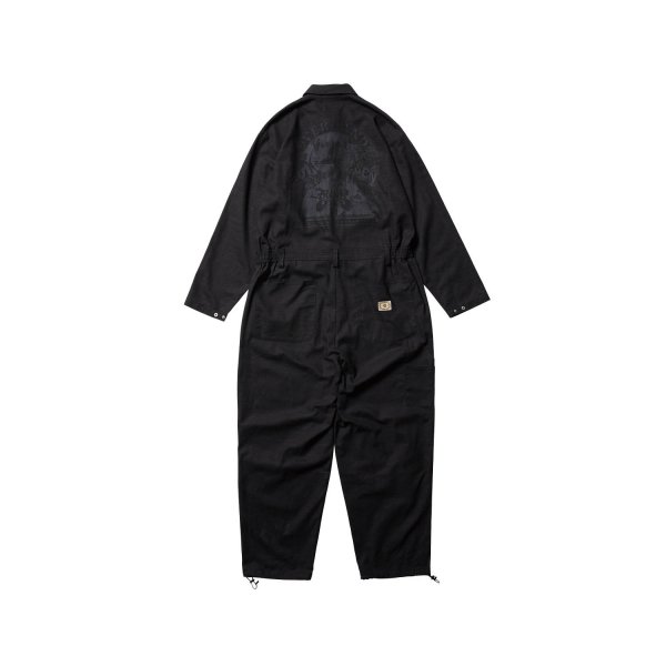 画像6: EVISEN SKATEBOARDS "HEMP JUMP SUITS" - BLACK (6)