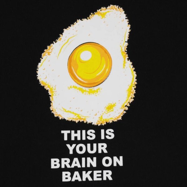 画像2: BAKER "ANY QUESTIONS HOODIE" - BLACK (2)