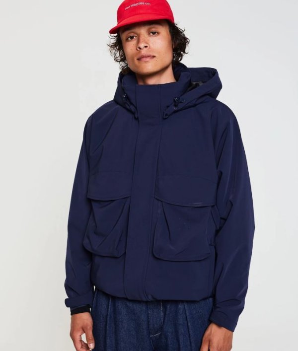 画像4: POP TRADING COMPANY "Pop Popshell Jacket" - Navy (4)