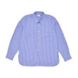 画像2: POP TRADING COMPANY "Pop Logo Striped Shirt" - Blue (2)