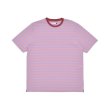 画像2: POP TRADING COMPANY "Pop Striped Logo T-Shirt" - Zephyr/Viola (2)