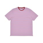 画像2: POP TRADING COMPANY "Pop Striped Logo T-Shirt" - Zephyr/Viola (2)