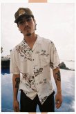 画像2: BRIXTON "BUNKER SLUB SS WVN" - OFF WHITE(MAP) (2)