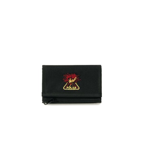 画像1: POLAR SKATE CO. "KEY WALLET VOLCANO" - BLACK (1)