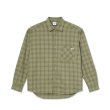 画像1: POLAR SKATE CO. "MITCHELL LS SHIRT | FLANNEL" - GREEN BEIGE (1)