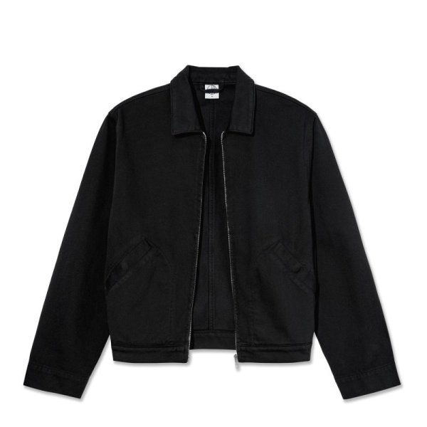 画像2: POLAR SKATE CO. "DANE JACKET | TWILL" - BLACK (2)