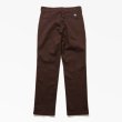 画像3: Dickies Skateboarding "Dickies Skateboarding Slim Fit Pants" - CHOCOLATE BROWN (3)