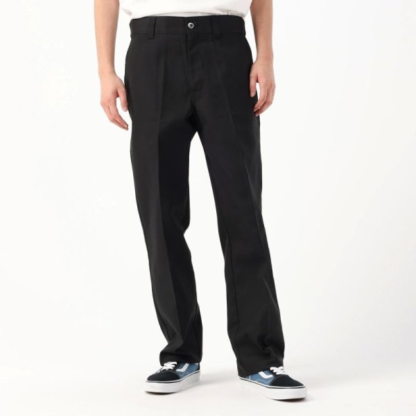 画像2: Dickies Skateboarding "Regular Fit Twill Pants" - Black (2)