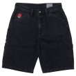 画像1: 【SPITFIRE WHEELS】BIGHEAD FILL DENIM SHORT - BLACK DENIM (1)
