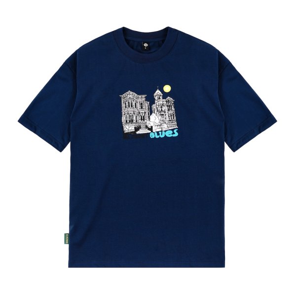 画像1: MAGENTA "HILL STREET BLUES TEE" - BLUE (1)