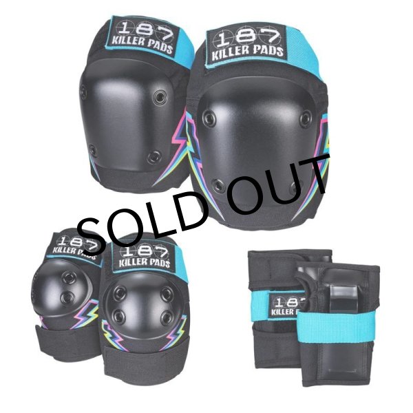 画像1: 187 KILLER PADS "KIDS PAD SIX PACK - ELECTRIC BOLT" - ジュニア用 (1)
