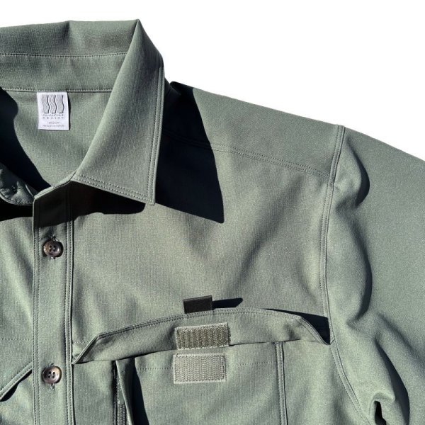 画像4: COMFORTABLE REASON "FISHING DRY AIR SHIRTS" -NAVY (4)