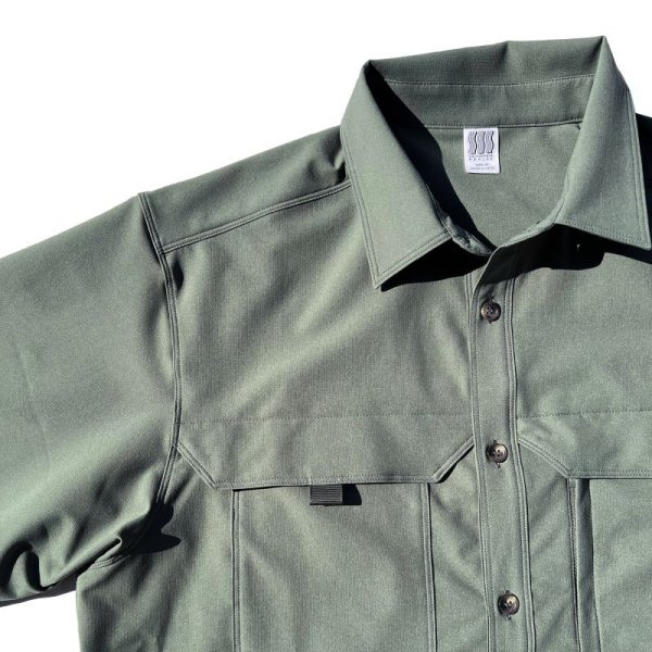 画像3: COMFORTABLE REASON "FISHING DRY AIR SHIRTS" -NAVY (3)