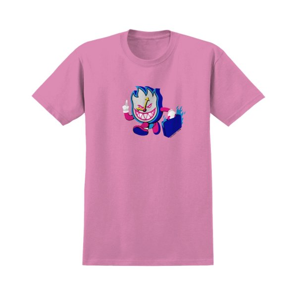 画像1: 【SPITFIRE】SPITFIRE X SCI FI FANTASY BURNING TIME TEE - PINK (1)