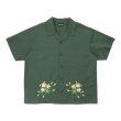 画像1: PASS~PORT. "BLOOM SHIRT" - SAGE (1)