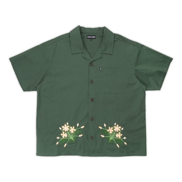 画像1: PASS~PORT. "BLOOM SHIRT" - SAGE (1)