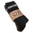 画像1: PASS~PORT. "HI SOX 3PACK SOX" - BLACK/FOREST GREEN/BROWN (1)