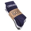 画像1: PASS~PORT. "HI SOX 3PACK SOX" - NAVY/WHITE/GREY (1)