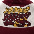画像2: PASS~PORT. "ANTLER POM BEANIE" - MAROON/CREAM (2)