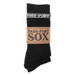 画像2: PASS~PORT. "HI SOX 3PACK SOX" - BLACK (2)
